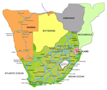 Southern African Map